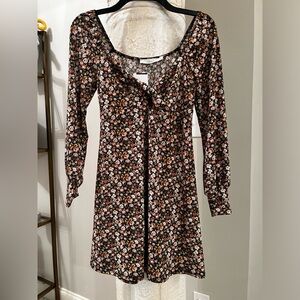 Lush by DryGoods  Fall floral mini dress S